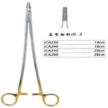 金鐘硬質(zhì)合金鑲片持針鉗直窄 細針 JCA230 14cm 直窄 細針 0.3