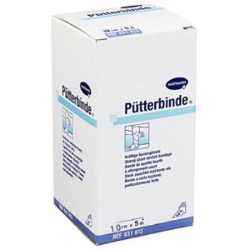 德國保赫曼保易定高強度壓力繃帶  Putterbinde 10cmx5m 貨號：9318107   