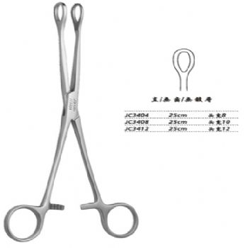 金鐘海綿鉗直無(wú)齒 JC3408 25cm 直無(wú)齒 頭寬10 WD