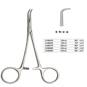 金鐘分離結(jié)扎鉗24cm JC8690 24cm 80°×21全齒