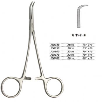 金鐘分離結扎鉗20cm JC8340 20cm 75°×17全齒