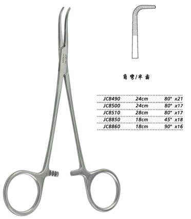 金鐘分離結(jié)扎鉗18cm JC8850 18cm 45°×18半齒