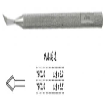 金鐘顯微眼用刀鞏膜隧道 YZC030 三角刃5.5
