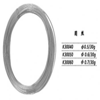 金鐘牙用絲  K30050 圓絲 φ0.6（30g）