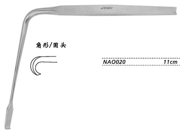 金鐘神經根拉鉤  NAO020 11cm 角形90° 圓頭 頭寬6.2