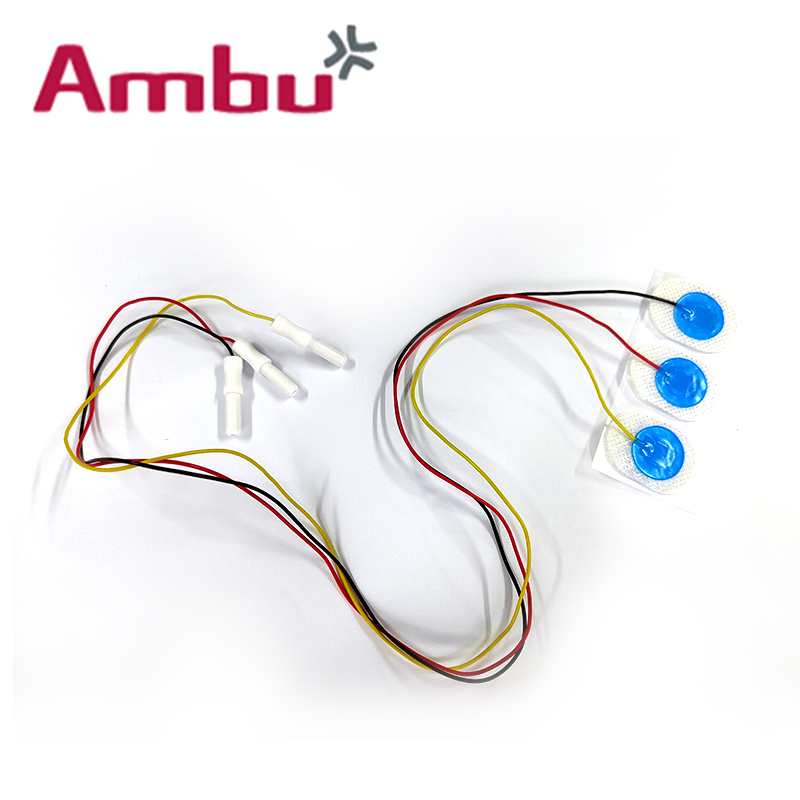 AMBU 丹麥安保藍(lán)點(diǎn)心電電極片NF-50-K/12/EU 30*22mm12片/袋，600片/小箱，1200片/大箱